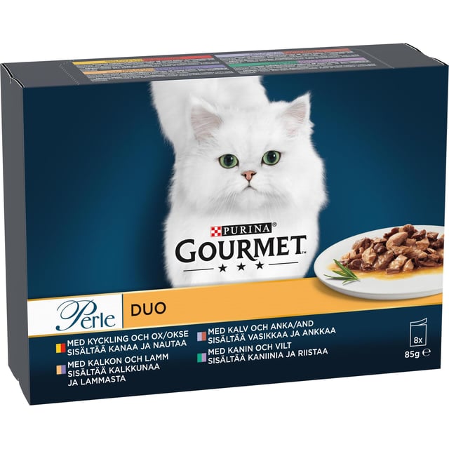 Purina Gourmet Kattmat Perle Duo 8 x 85 g