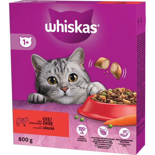 Whiskas Vuxen Biff 800 g
