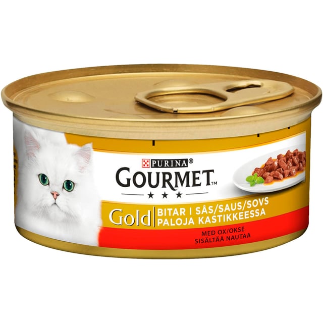 Purina Gourmet Gold Oxkött i sås 85 g