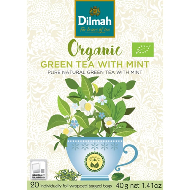 Dilmah Grönt Te Mint 20 st