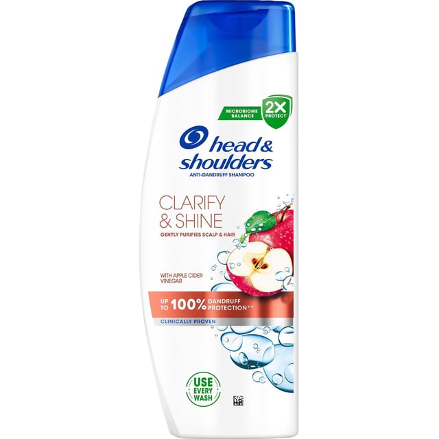 Head & Shoulders Clarify & Shine Djuprengörande Mjällschampo med Äppelcidervinäger 250 ml