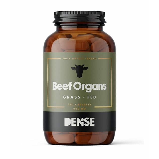 DENSE Beef Organs 650 mg 180 kapslar