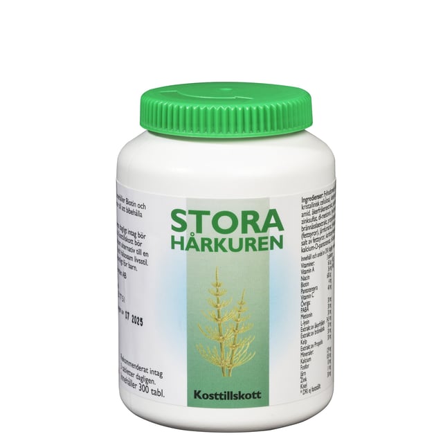 Biomedica Stora Hårkuren 300 tabletter