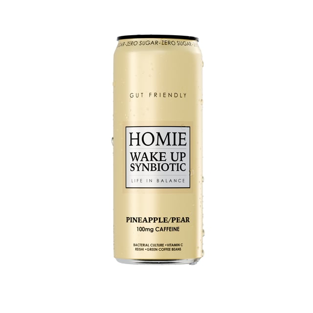 HOMIE Wake Up Synbiotic Pineapple & Pear 330 ml
