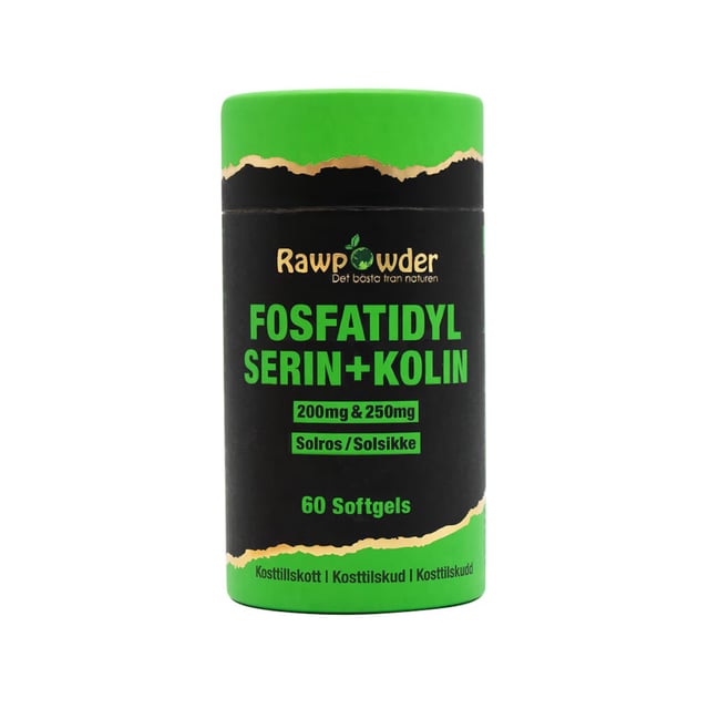 Rawpowder Fosfatidylserin 200 mg 60 softgels