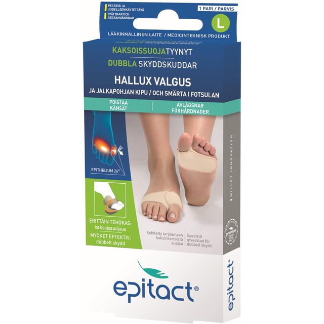 Epitact Dubbla Skyddskuddar L 2st