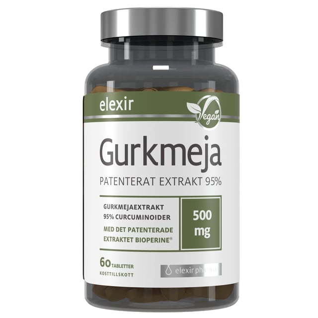 Elexir Pharma Gurkmeja 60 tabletter