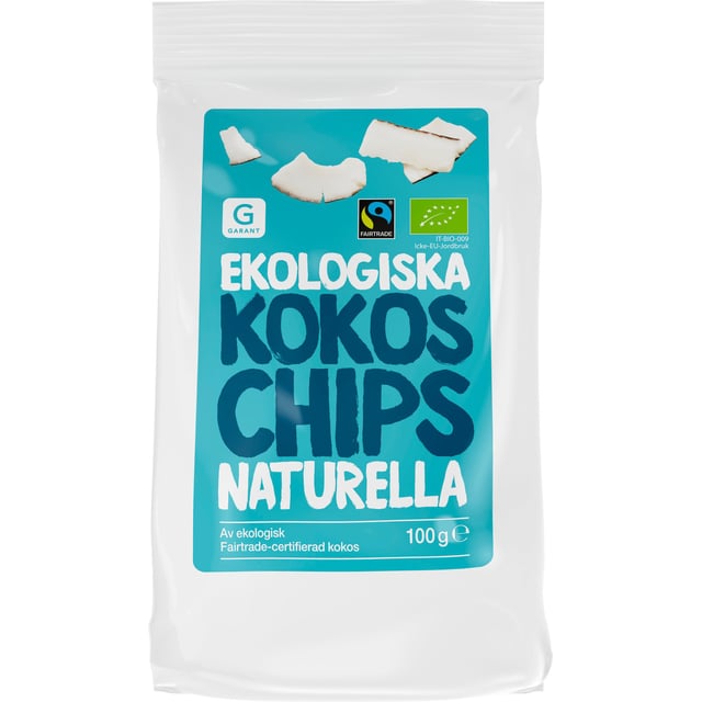 Garant Kokoschips Naturella EKO 100g