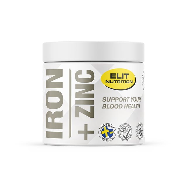 Elit Nutrition Järn + Zink 60 kapslar