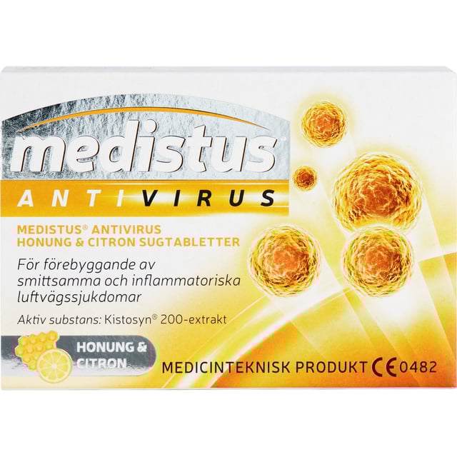 Medistus Antivirus Sugtablett Honung & Citron 10 st