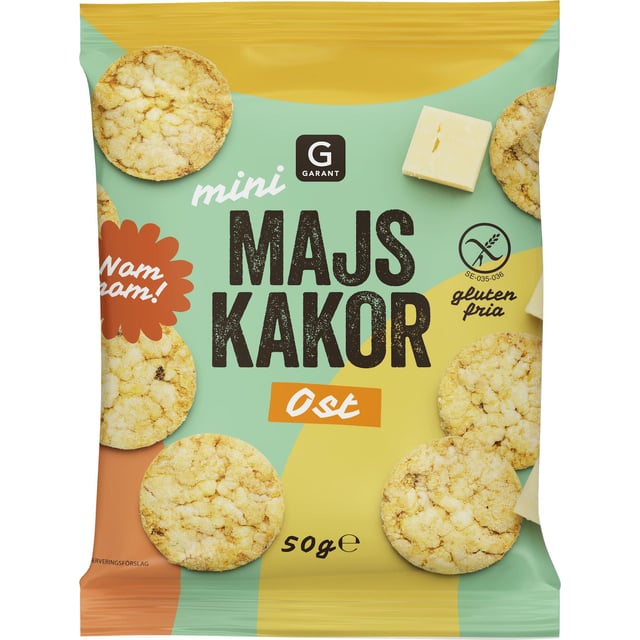 Garant Mini Majskakor Ost 50 g