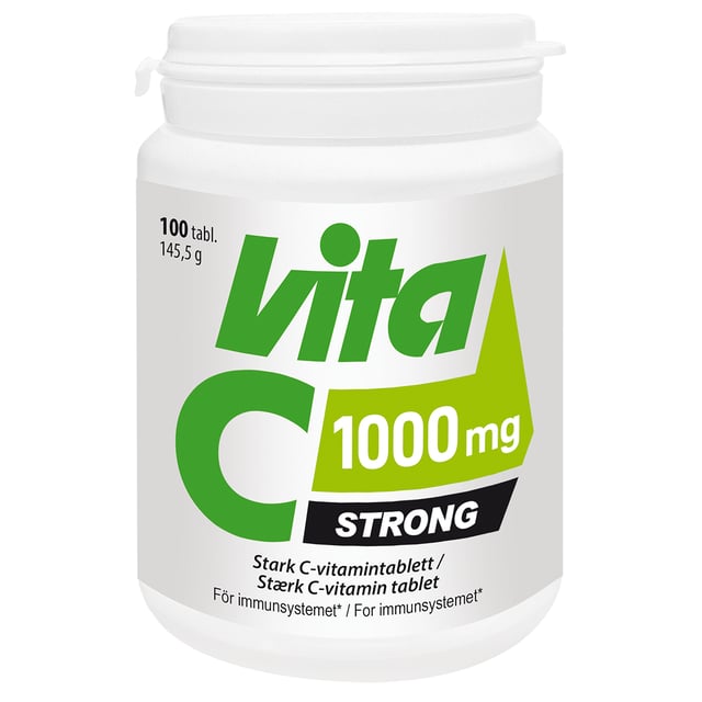 Vita-C Strong 1000 mg 100 tabletter