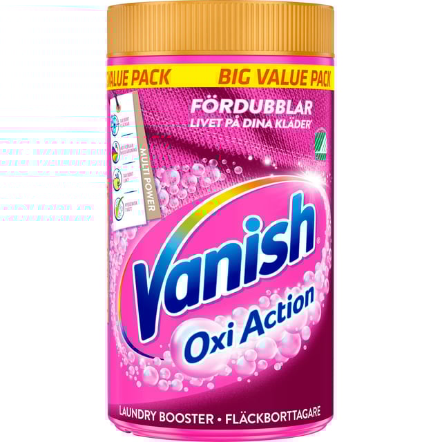 Vanish Pink Laundry Booster Fläckborttagningspulver 1400 g