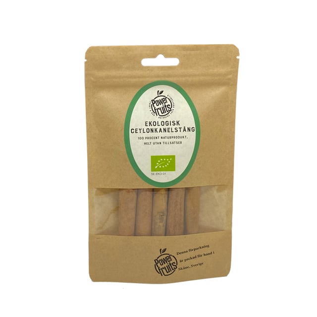 Powerfruits Ekologisk Ceylonkanel 5 st