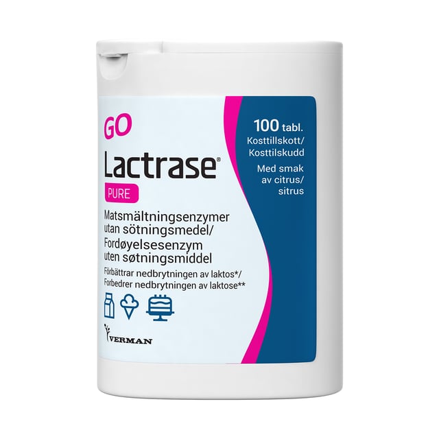 Verman Lactrase Pure 100 st