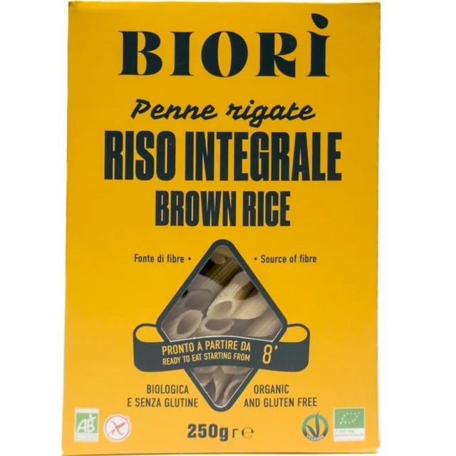Biori Råris Pasta Penne 250gr