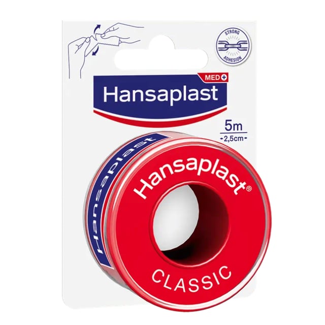 Hansaplast Fixeringstejp Classic 5m x 2,5 cm 1 st