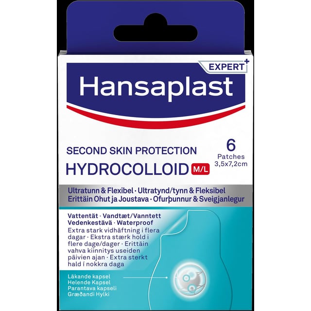 Hansaplast Hydrocolloid M/L 6 st