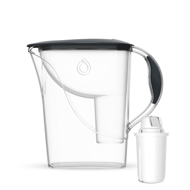 Dafi  Vattenreningskanna Atria Classic Antracitgrå 2,4 Liter 1 st
