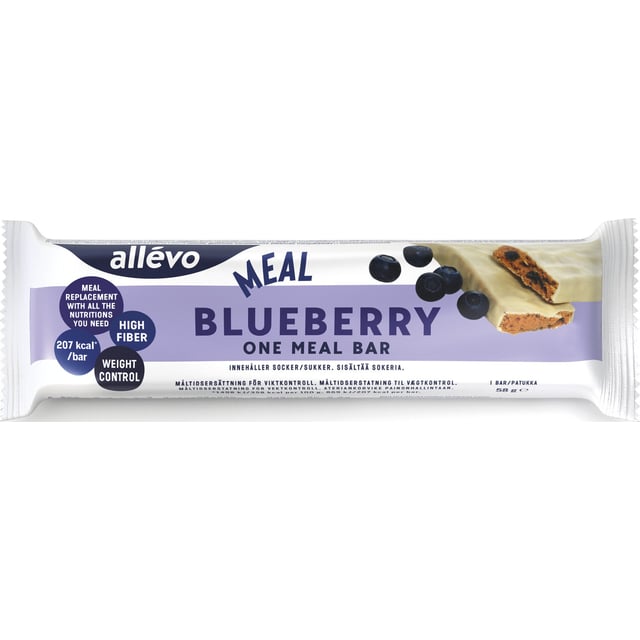 Allévo One Meal Bar Blueberry 1 st