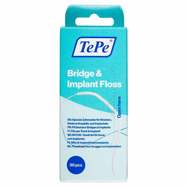 TePe Bridge & Implant Floss 30 st