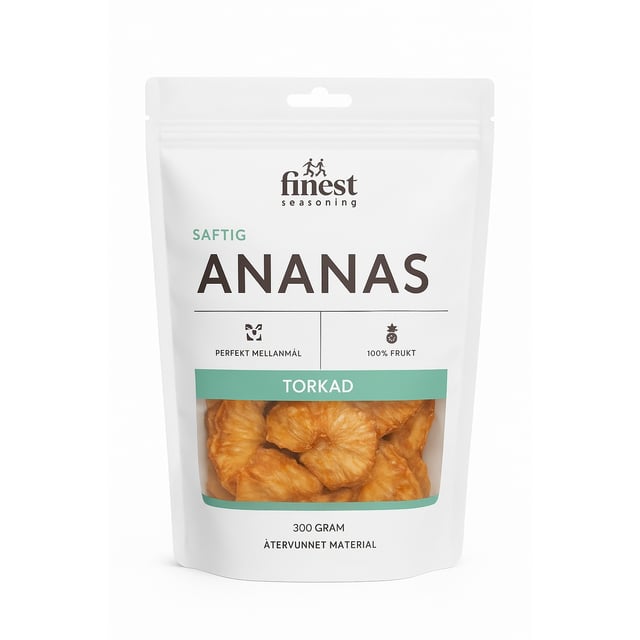 Finest Seasoning Torkad Ananas 300 g