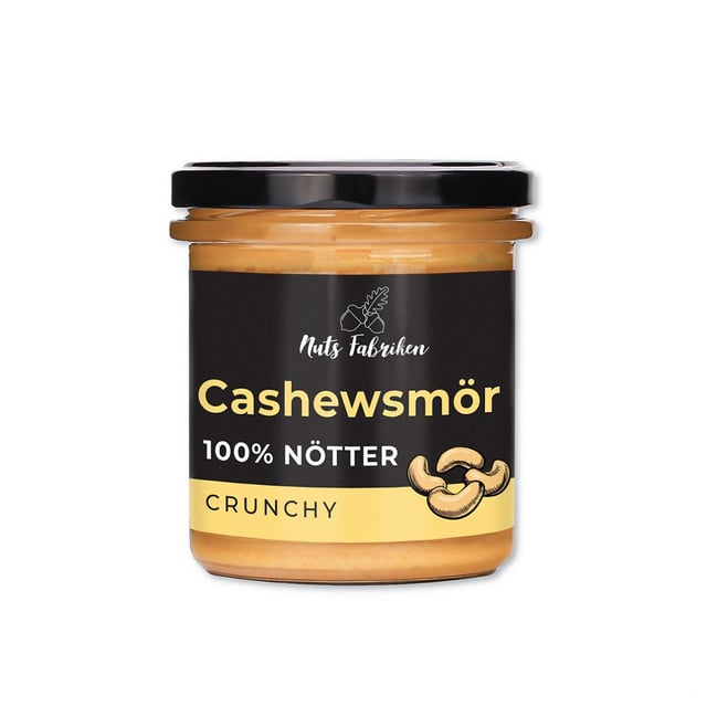 Nuts Fabriken Cashewsmör Crunchy 300 g