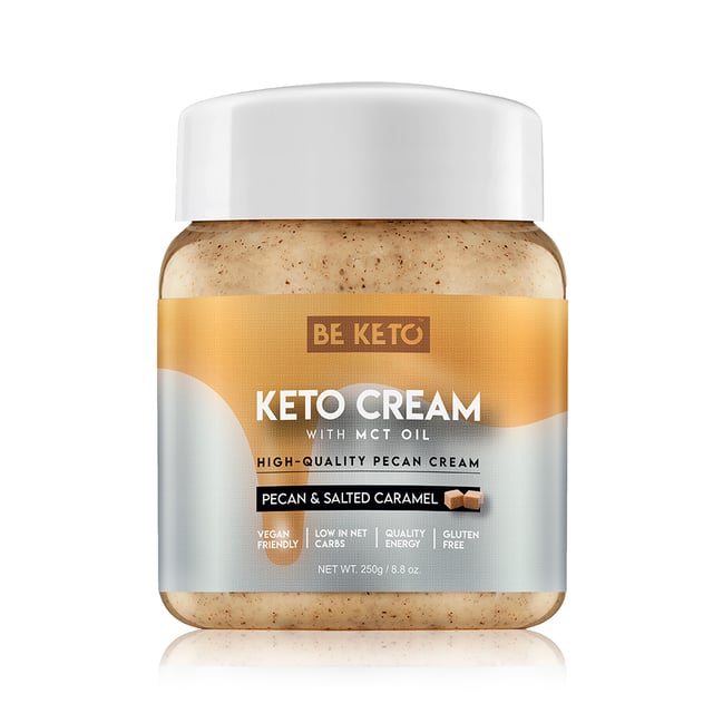 BeKeto Cream Pecan & Salted Caramel + MCT Oil 250 g