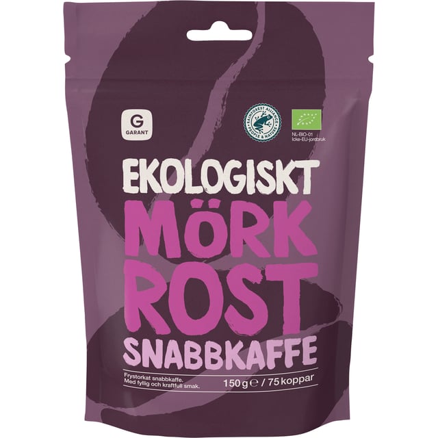Garant Snabbkaffe Mörkrost 150 g