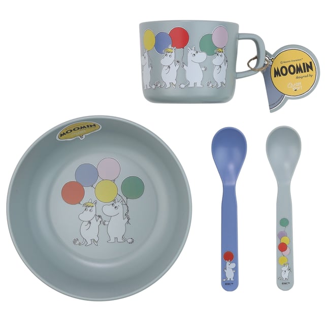 Rätt Start Mumin Festligheter Äta 3 delar