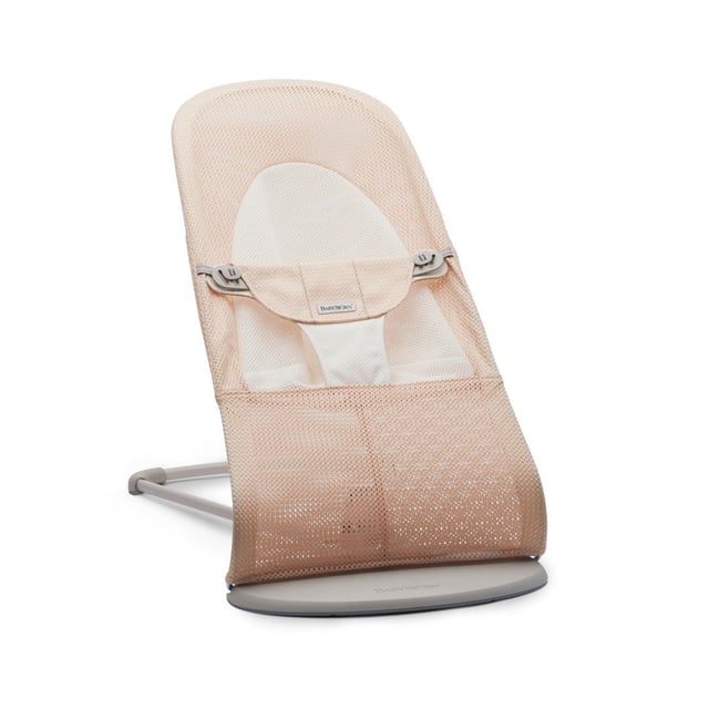 BabyBjörn Babysitter Balance Soft Mesh Pärlemorrosa/Vit