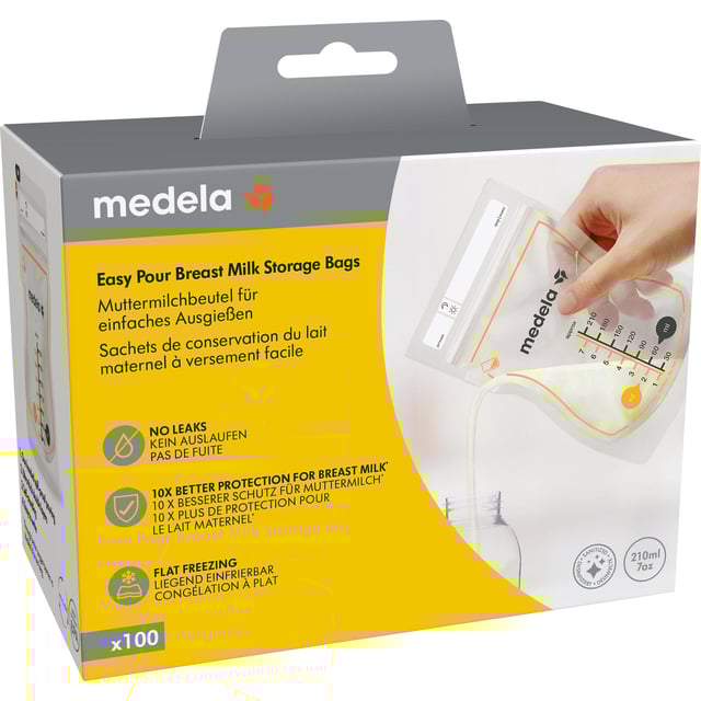 Medela Easy Pour Förvaringspåsar för Bröstmjölk 100 st