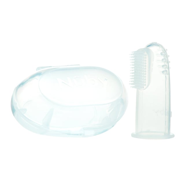Nuby Silicone Finger Toothbrush +3m