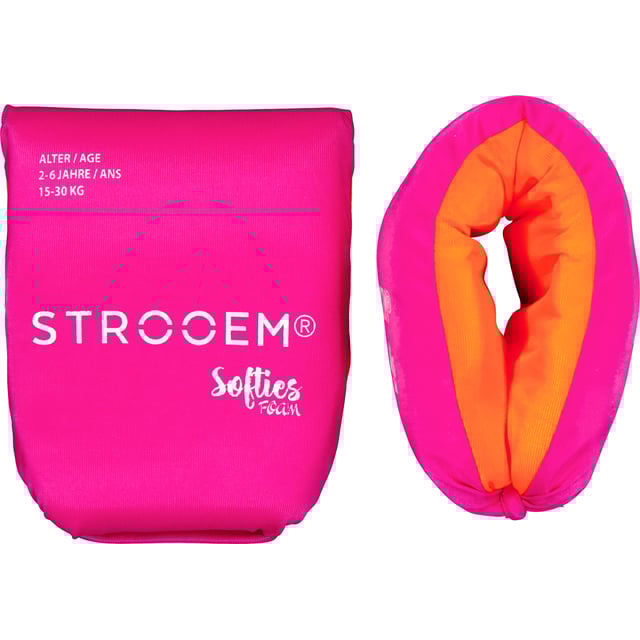 Strooem Softies Foam Swim Armbands Pink/Orange 2-6 år 15-30 kg