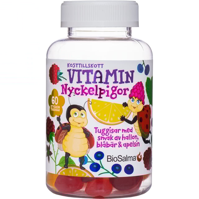 BioSalma  Nyckelpiga Multivitamin 60 st