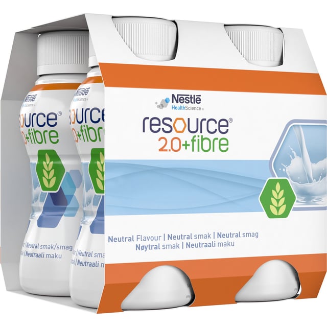 Nestlé Resource 2.0+Fibre Neutral 4 x 200 ml