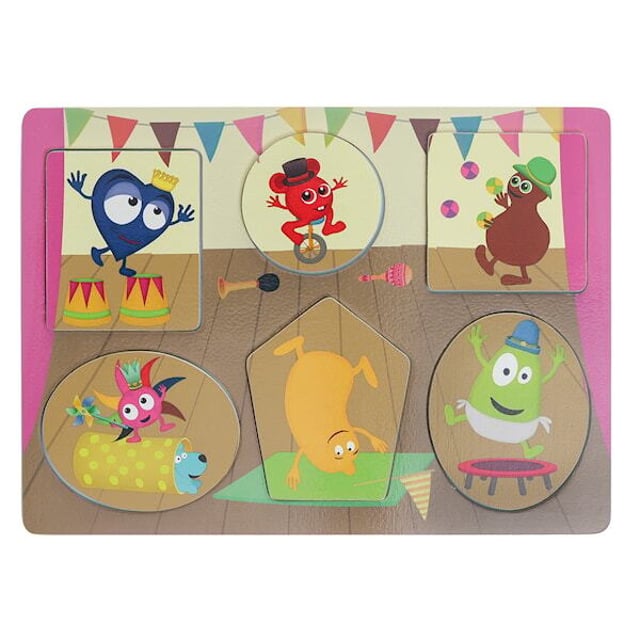 Babblarna Känslopussel 6 Figurer 1-3 år