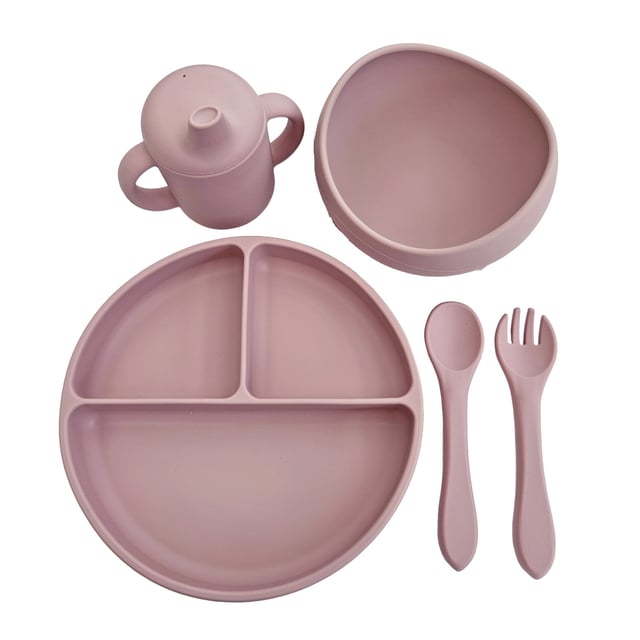 Summerville Matset Silikon Pale Mauve 5 delar