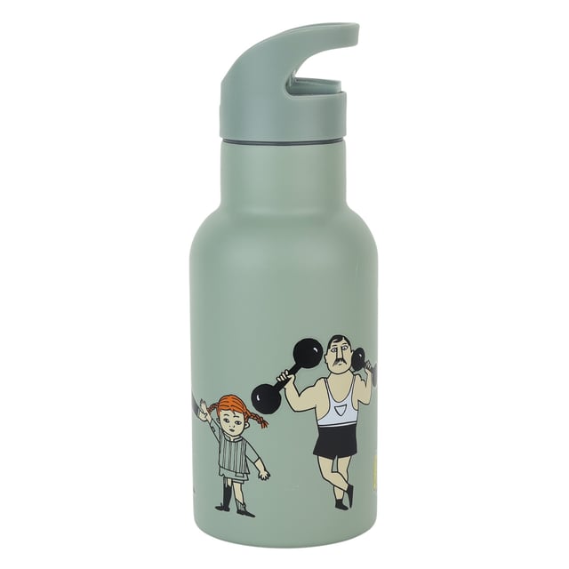 Rätt Start Pippi Cirkus Vattenflaska Grön