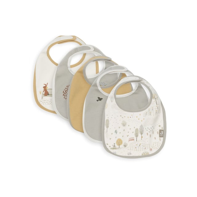 Jollein Bandana Bib Vattentät Tiny Park 5 st