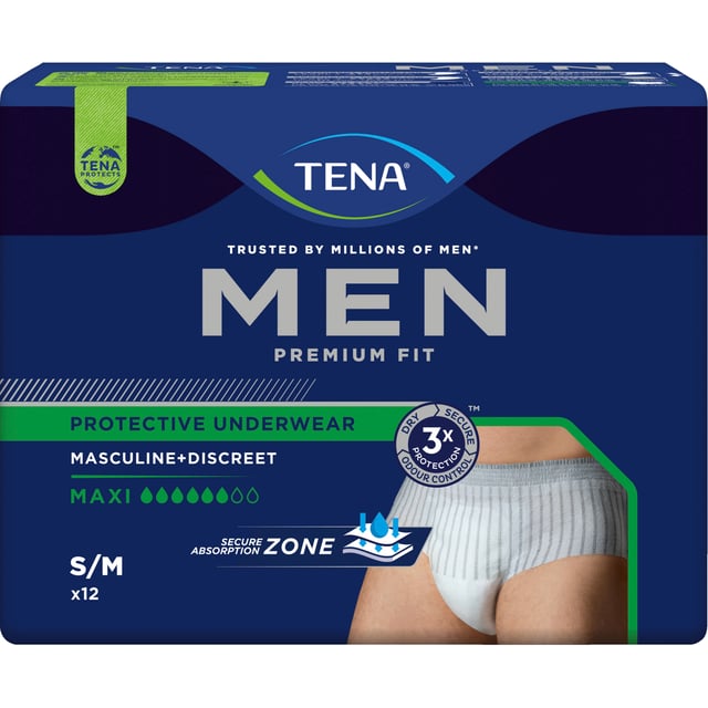 TENA Men Premium Fit Maxi M 12 st