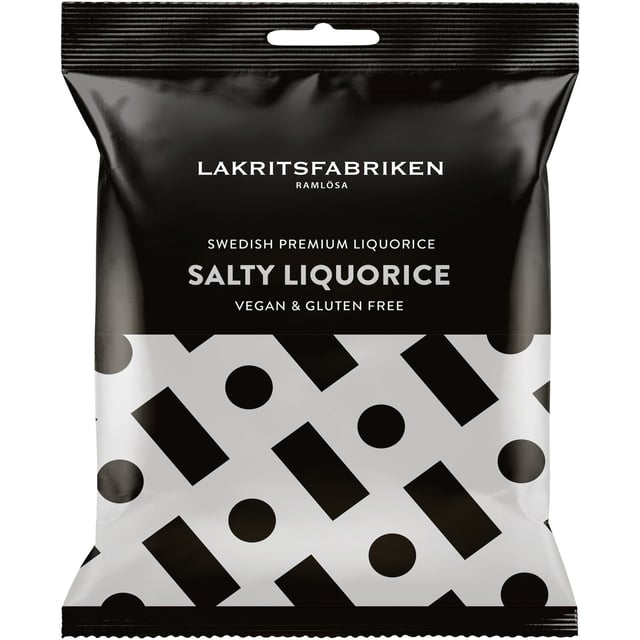 Lakritsfabriken Premium White Salty Liquorice 100 g