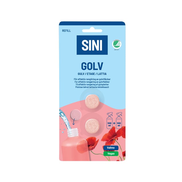 Sini Rengöringstablett Golv refill 2 st