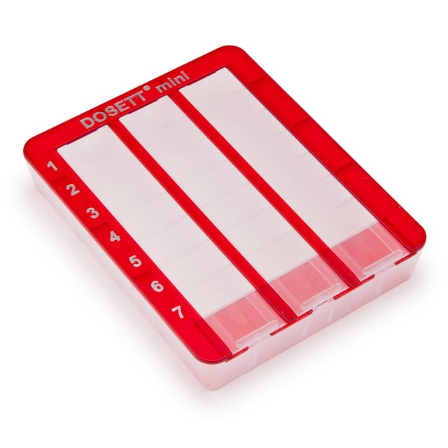 Dosett Dispenser Mini Röd 1 st