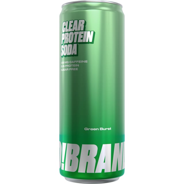 ProBrands Clear Protein Soda Green Burst 330 ml