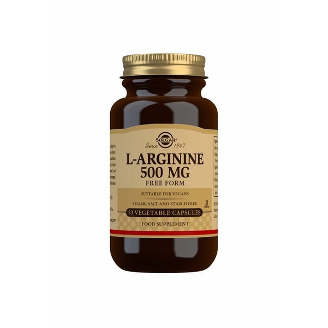 Solgar L-Arginine 500 mg 50 kapslar