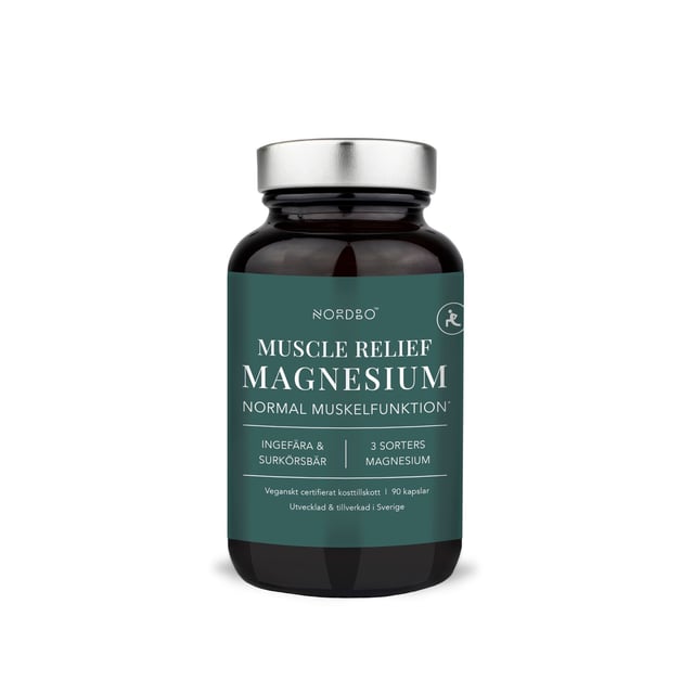 Nordbo Muscle Relief Magnesium 90 kapslar