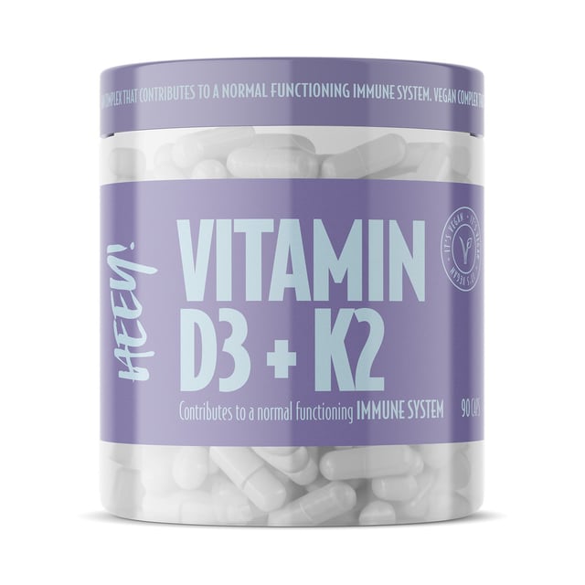 Heey! Vitamin D3+K2 + Superfruits 90 kapslar