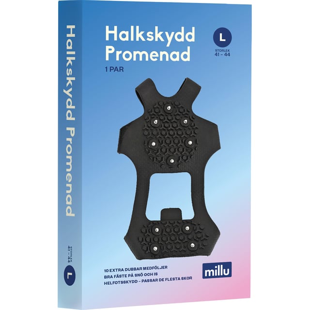 Millu Halkskydd Promenad L 1 par + 10 dubbar