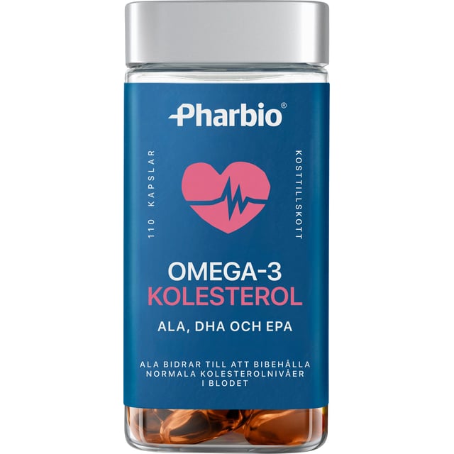 Pharbio Omega-3 Kolesterol 110 st